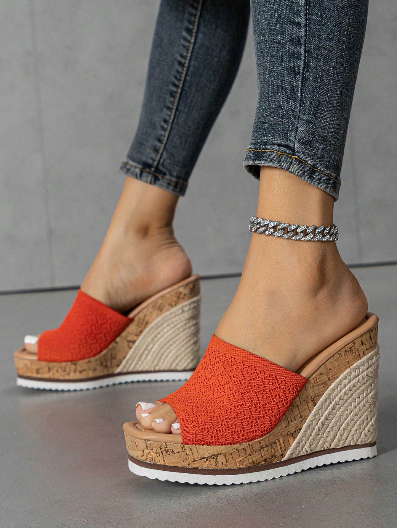 In Orange Women Platforms & Wedge Sandals