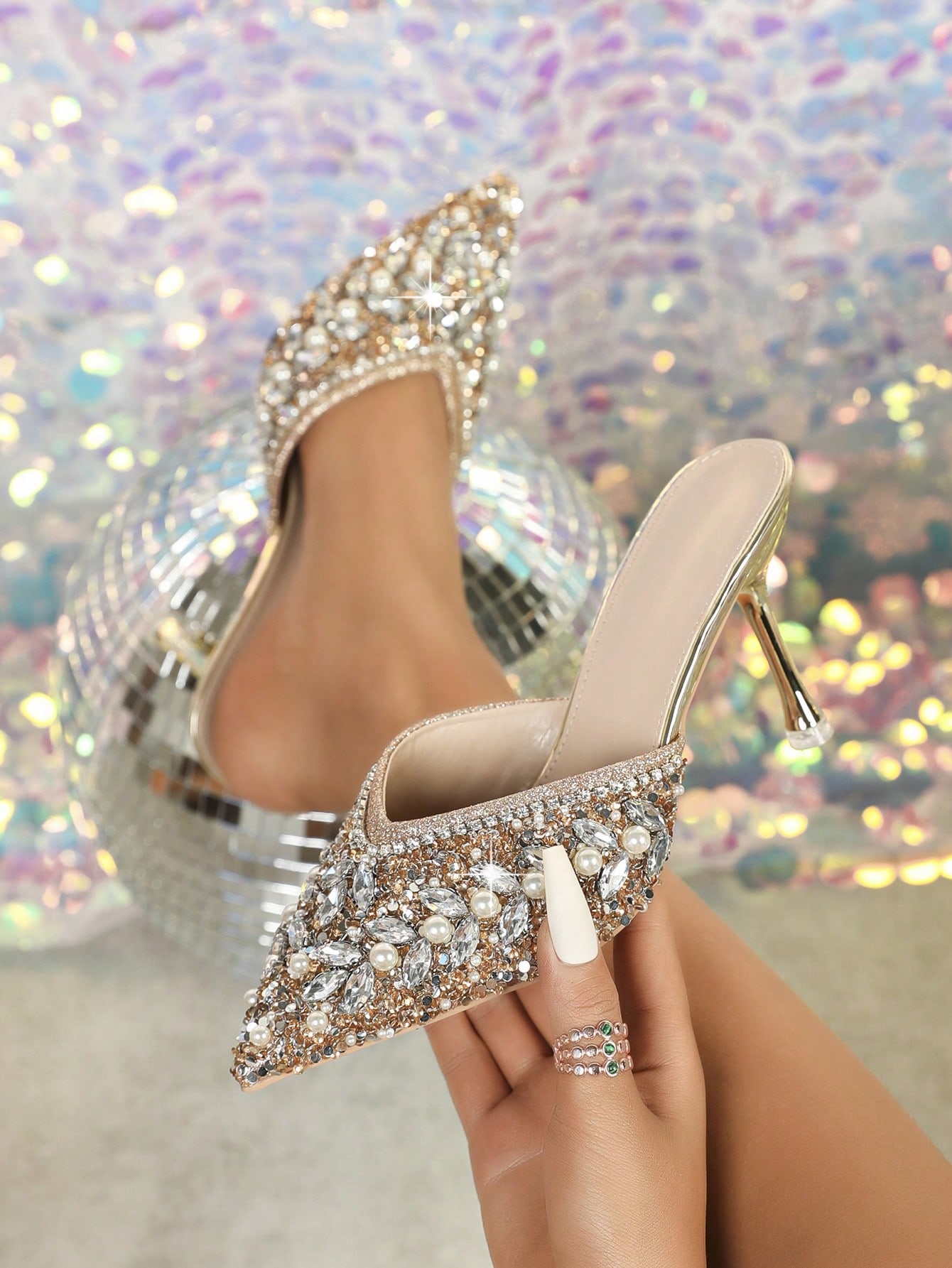 In Champagne Women Pumps