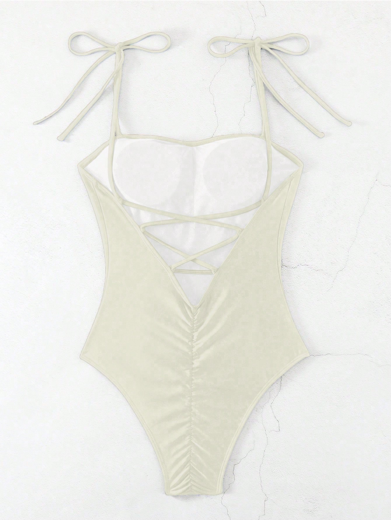 In Beige Women One-Pieces