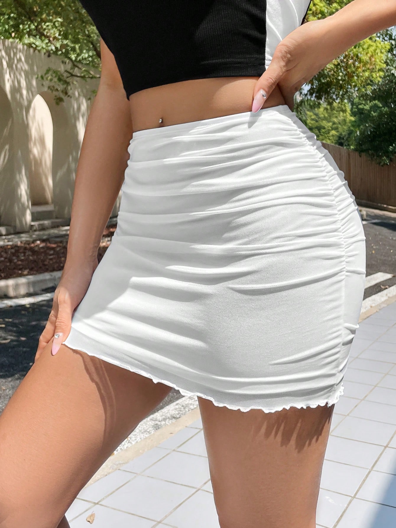 In White Women Skirts