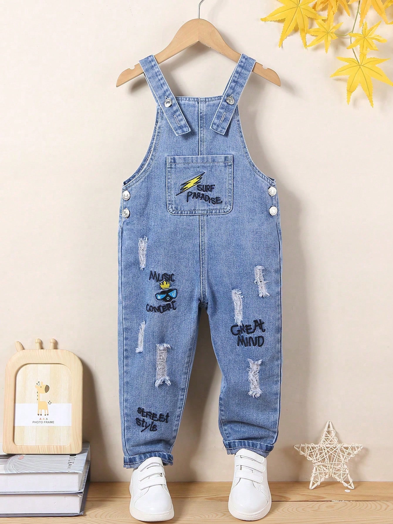 Young Boys Denim Overalls & Jumpsuits