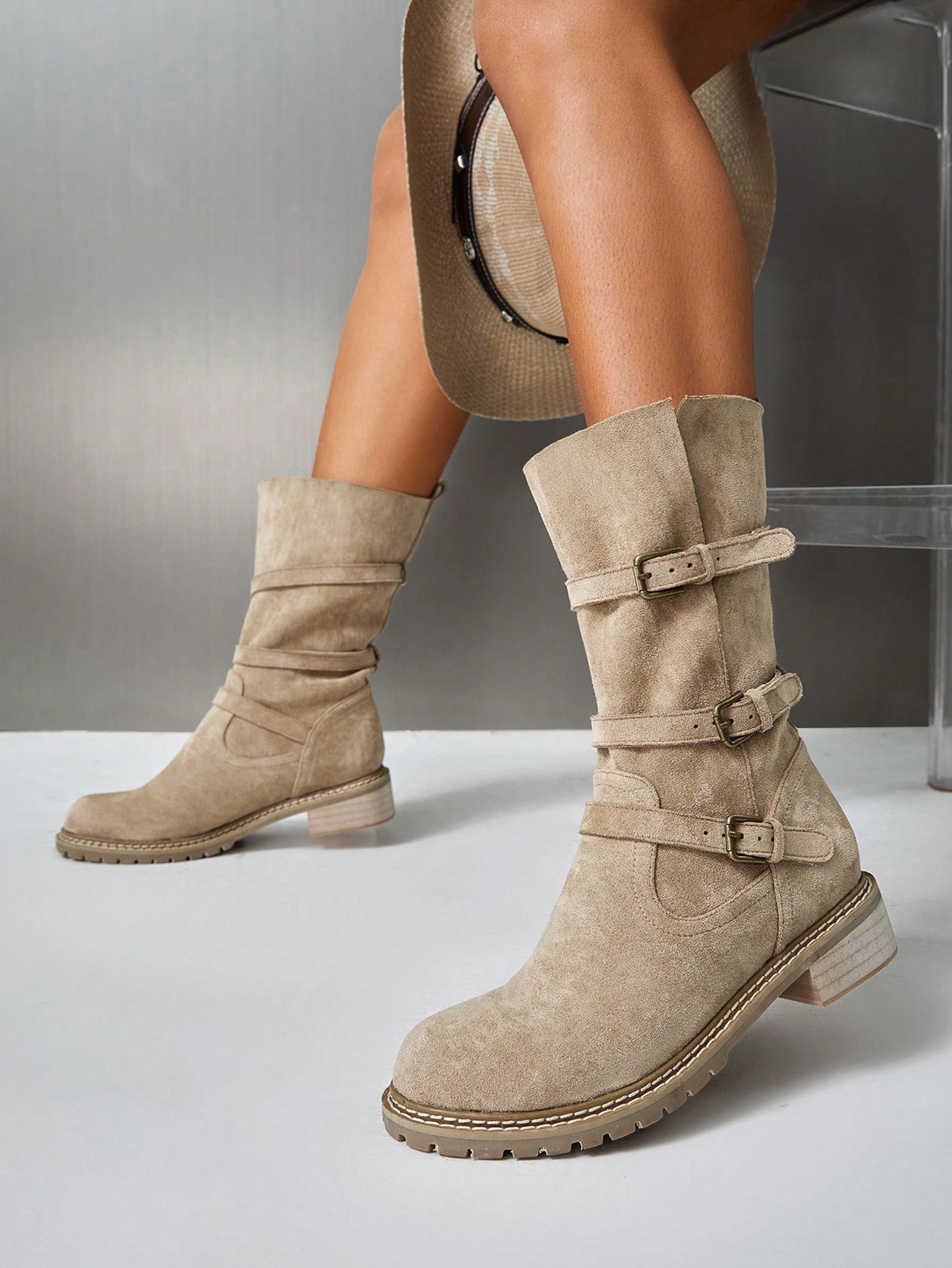 In Camel Women Fashion Boots