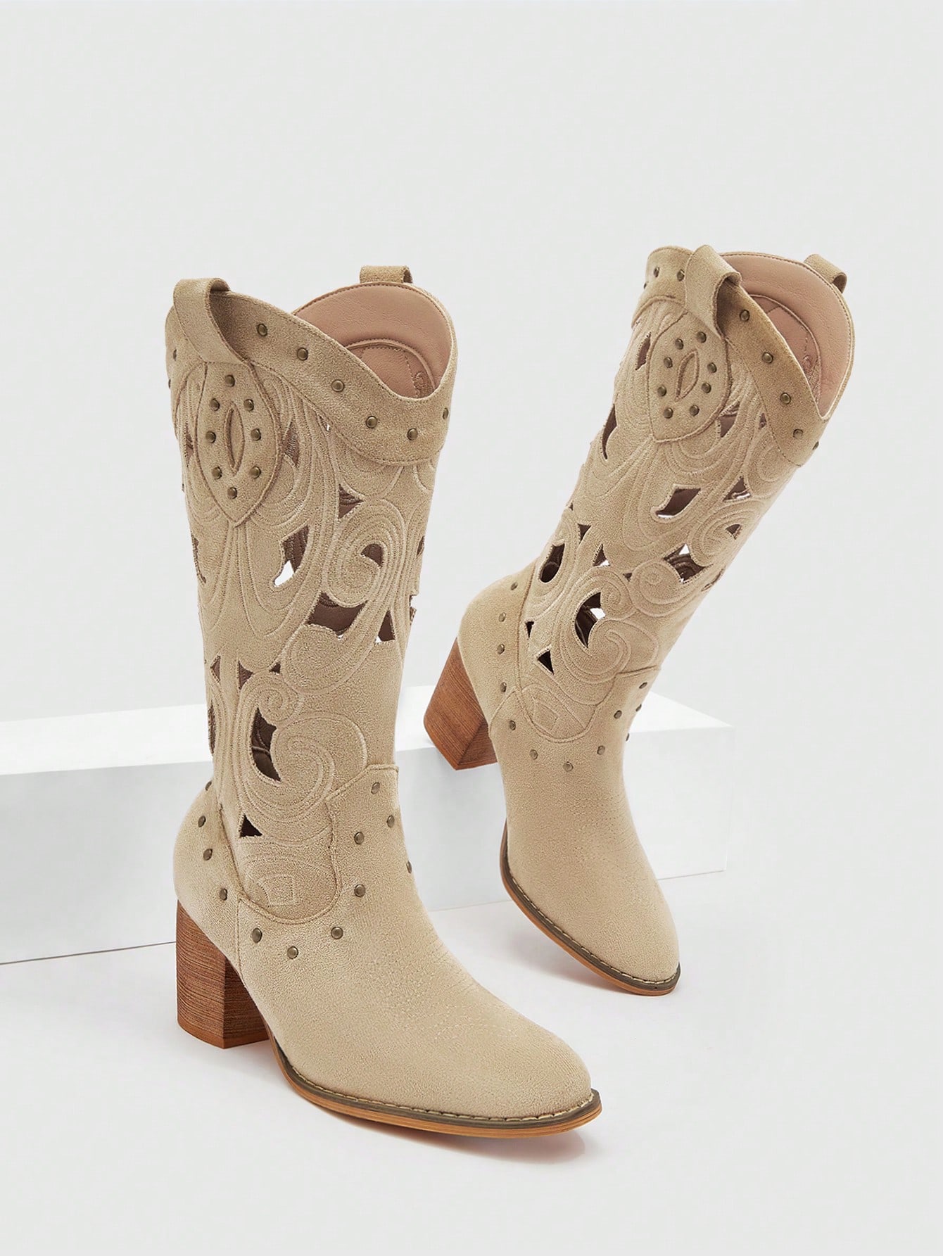 In Apricot Women Fashion Boots