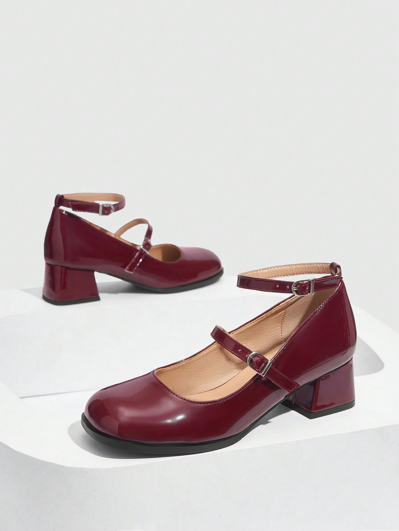 In Burgundy Women Pumps