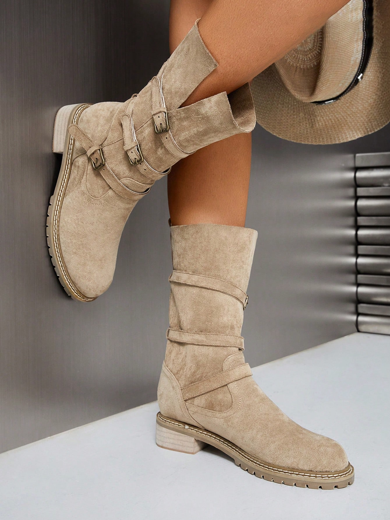 In Camel Women Fashion Boots