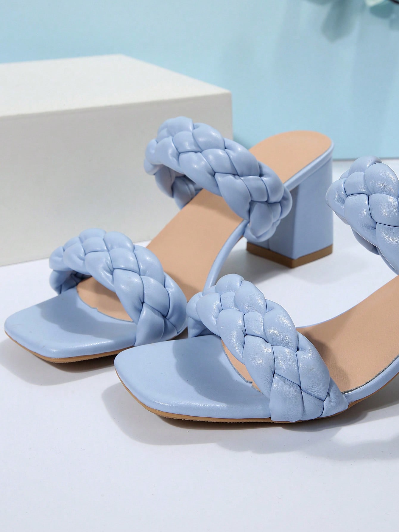 In Blue Women Heeled Sandals