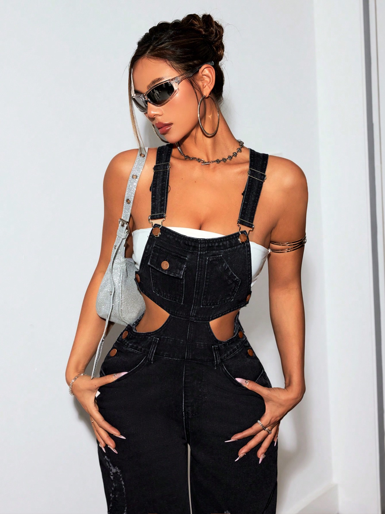 Women Denim Overalls & Jumpsuits