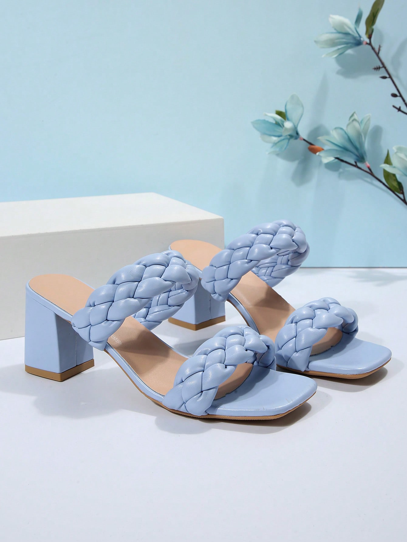 In Blue Women Heeled Sandals