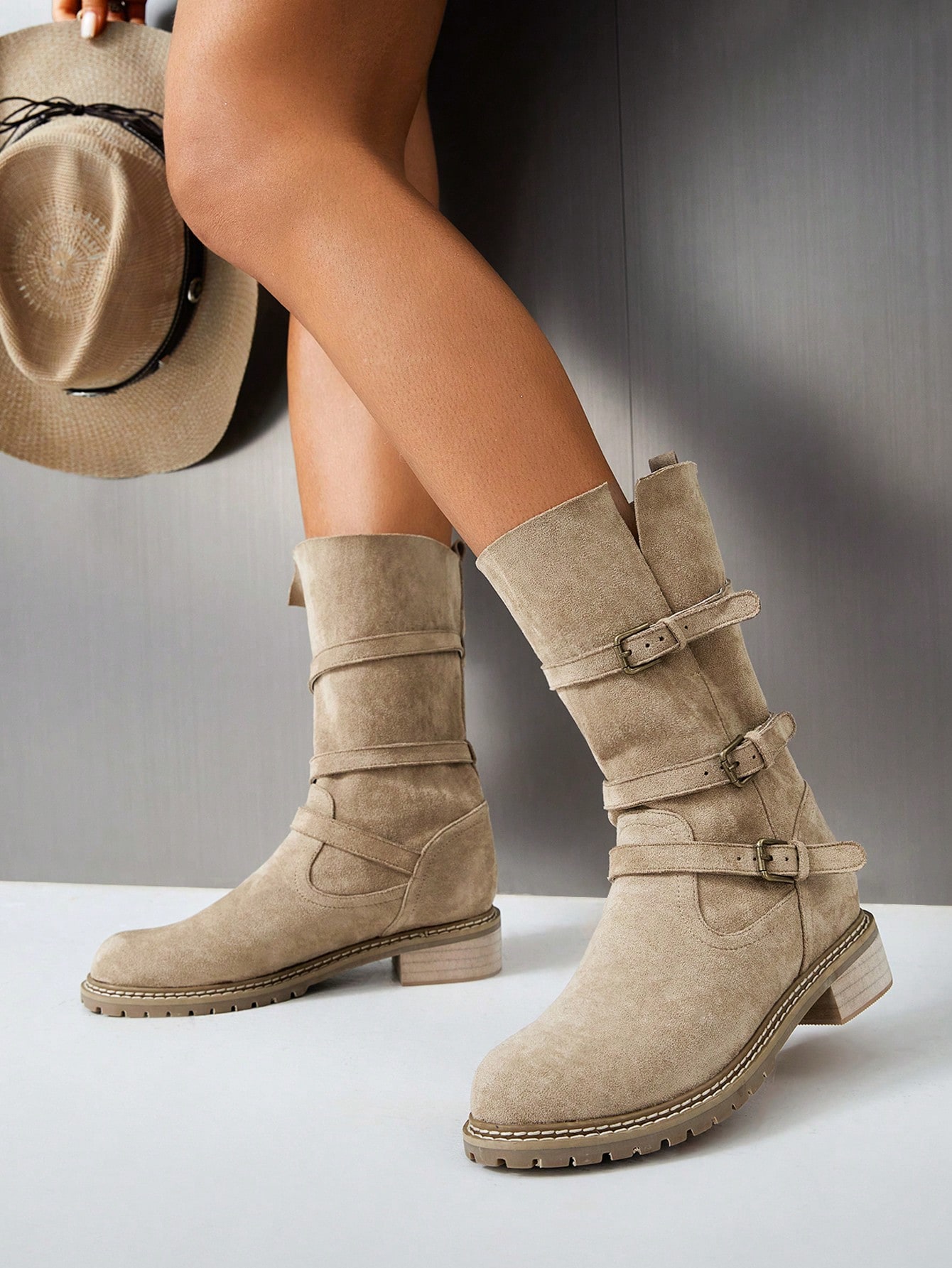 In Camel Women Fashion Boots