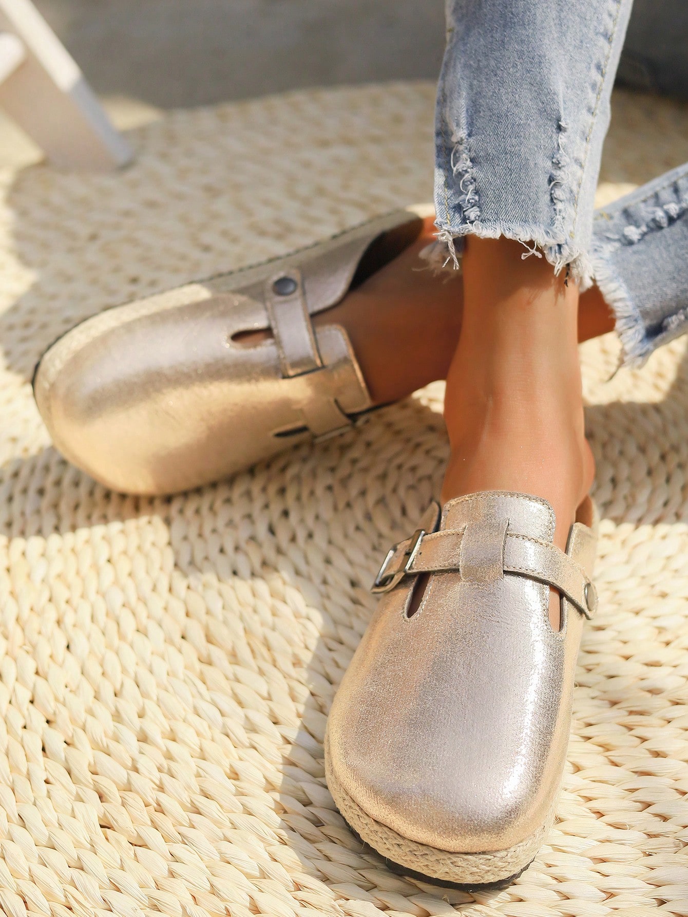 In Champagne Women Flats