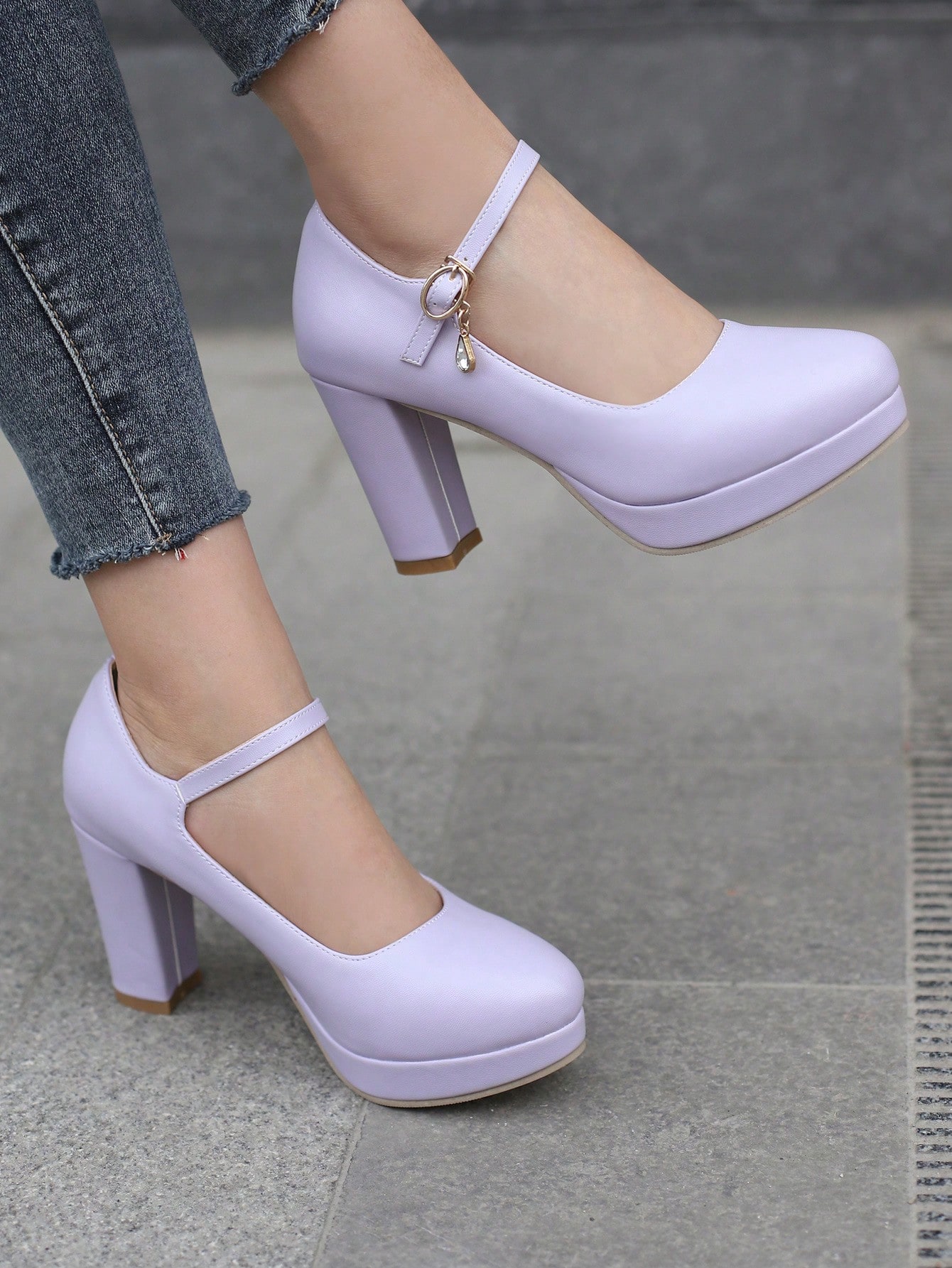 In Mauve Purple Women Shoes