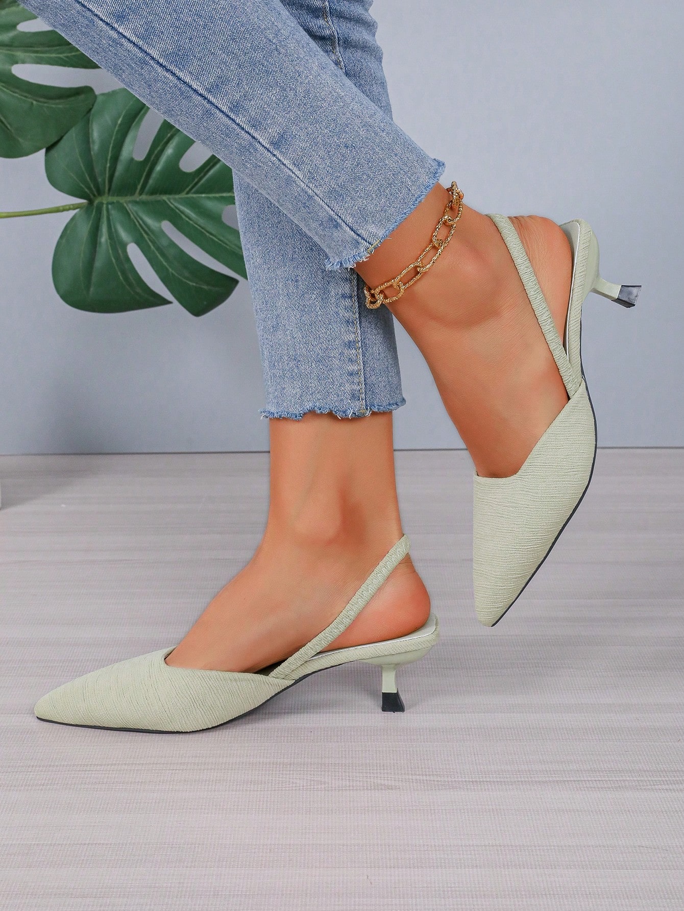 In Mint Green Women Shoes