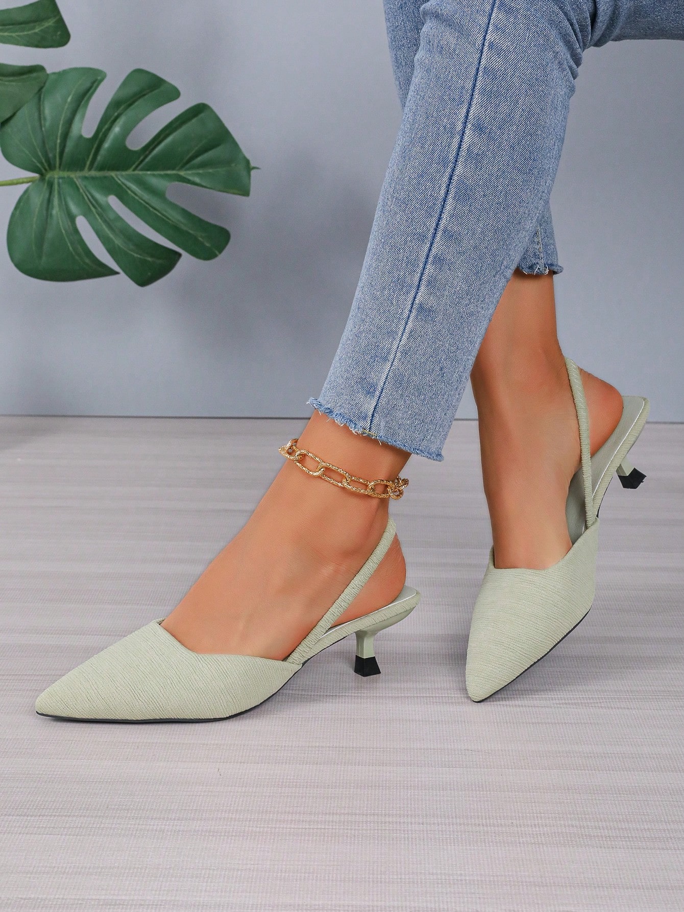 In Mint Green Women Shoes