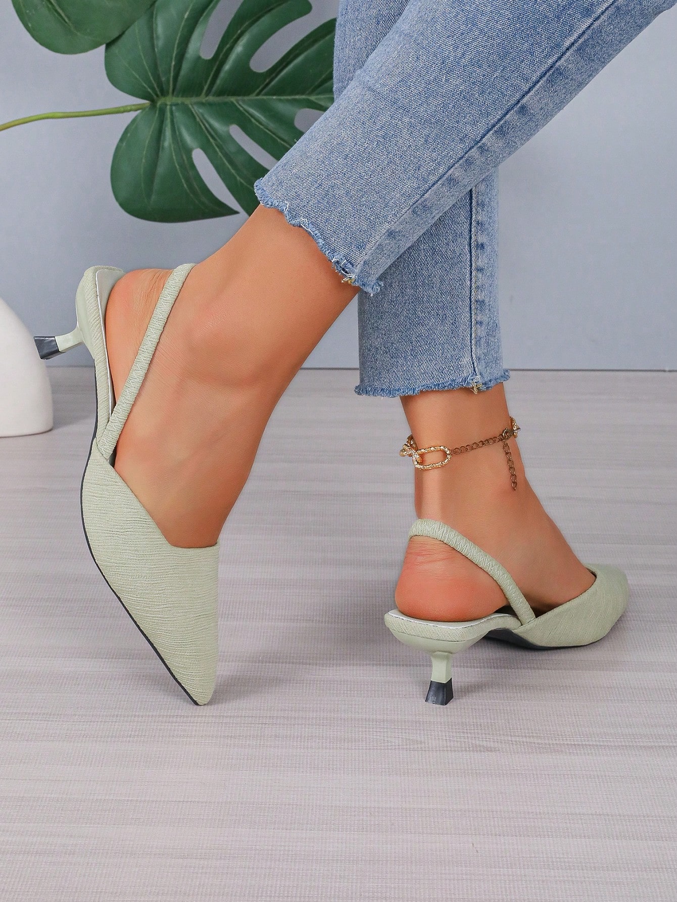 In Mint Green Women Shoes