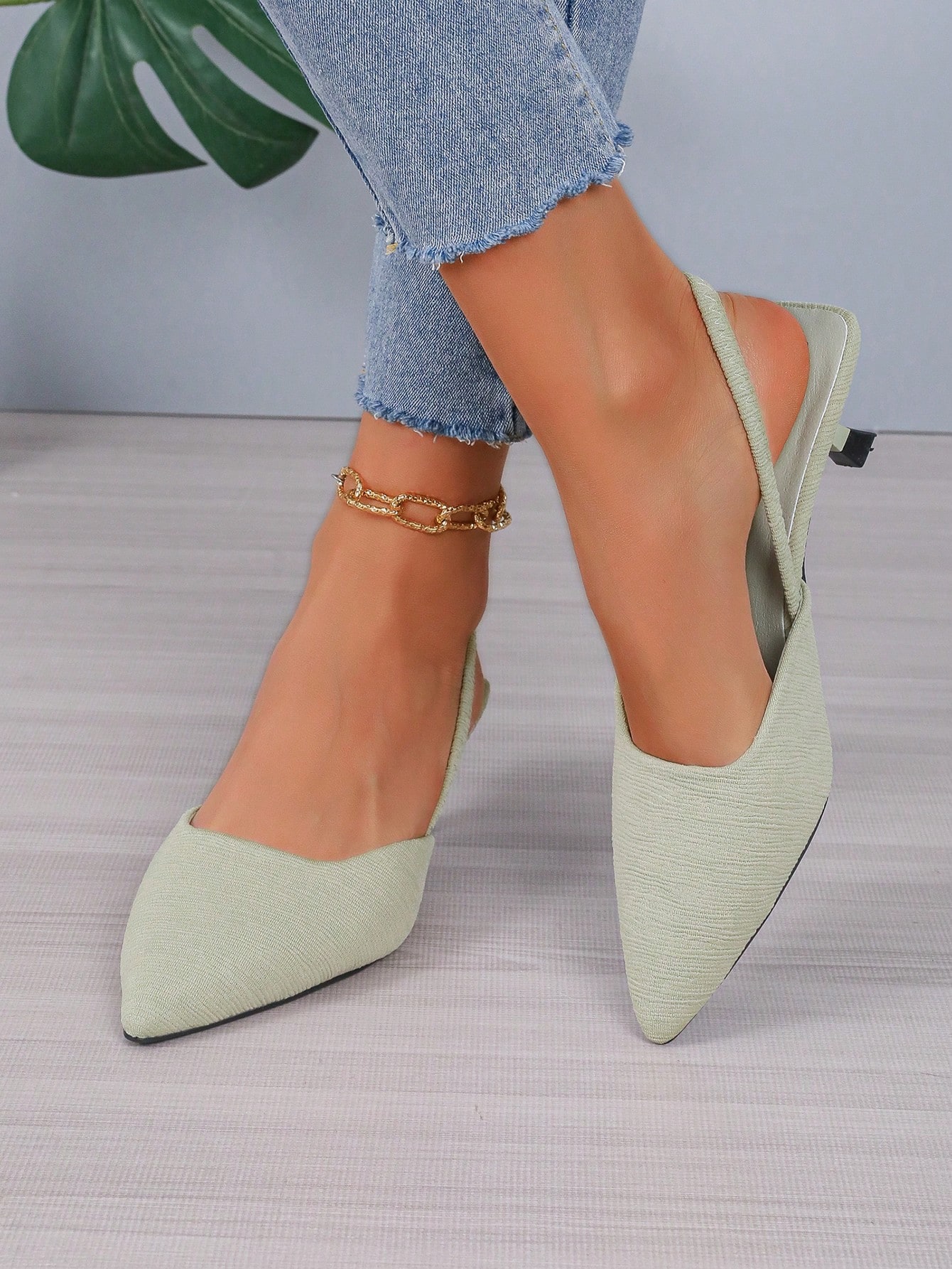 In Mint Green Women Shoes