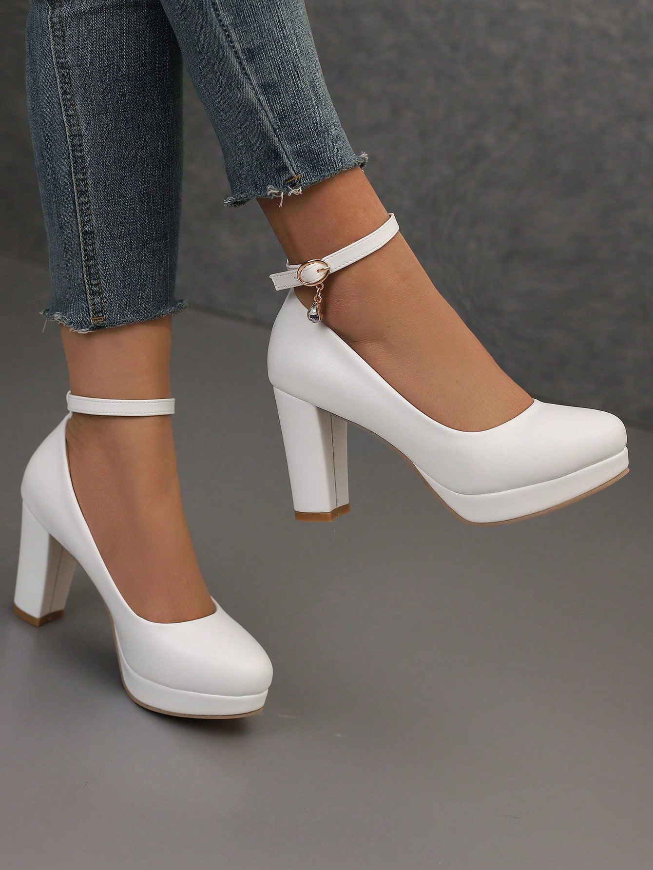 In White Women Pumps