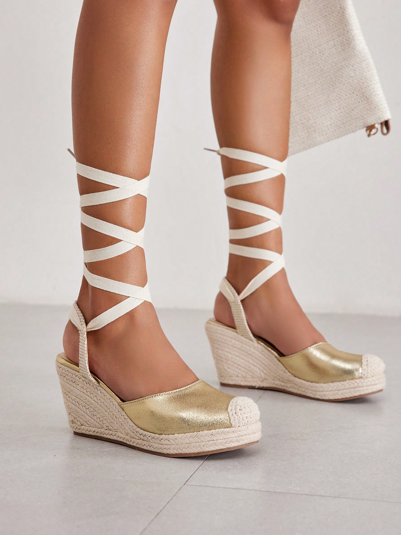 In Gold Women Wedges & Flatform