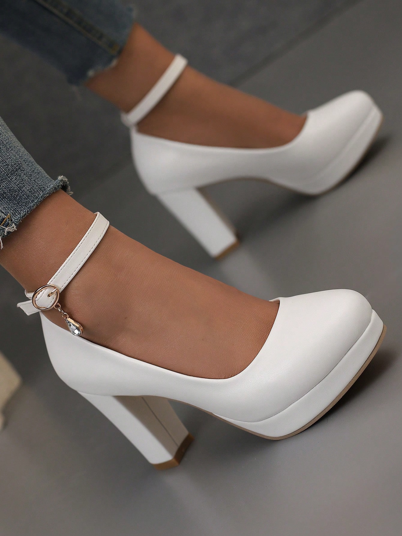 In White Women Pumps