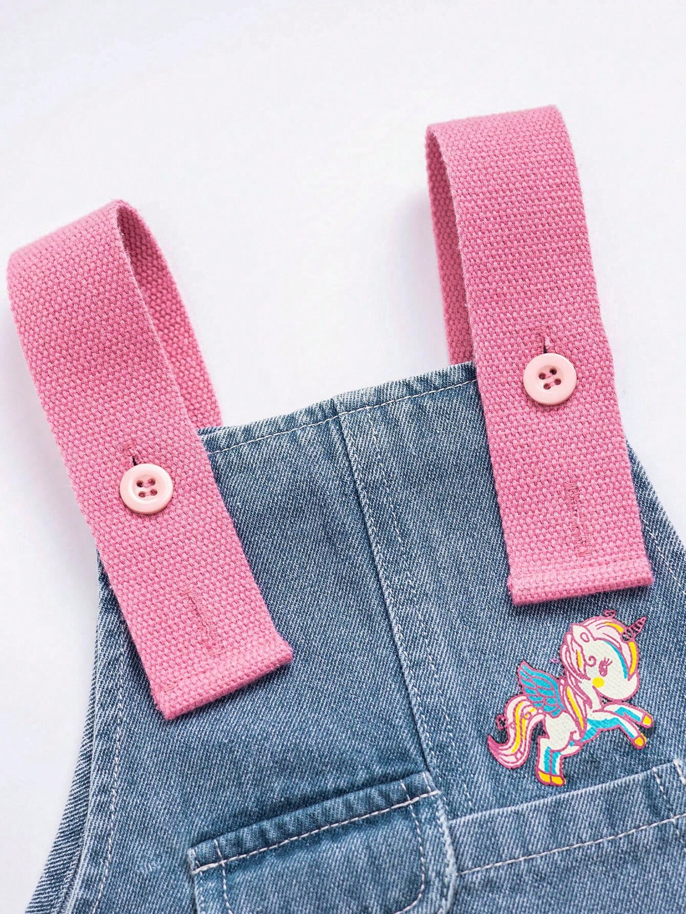 Young Girls Denim Overalls & Jumpsuits