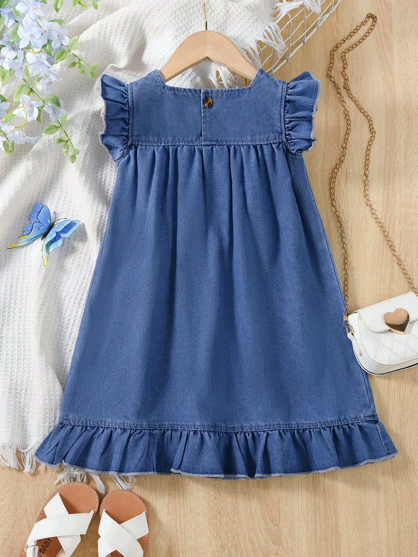 Young Girls Denim Dresses