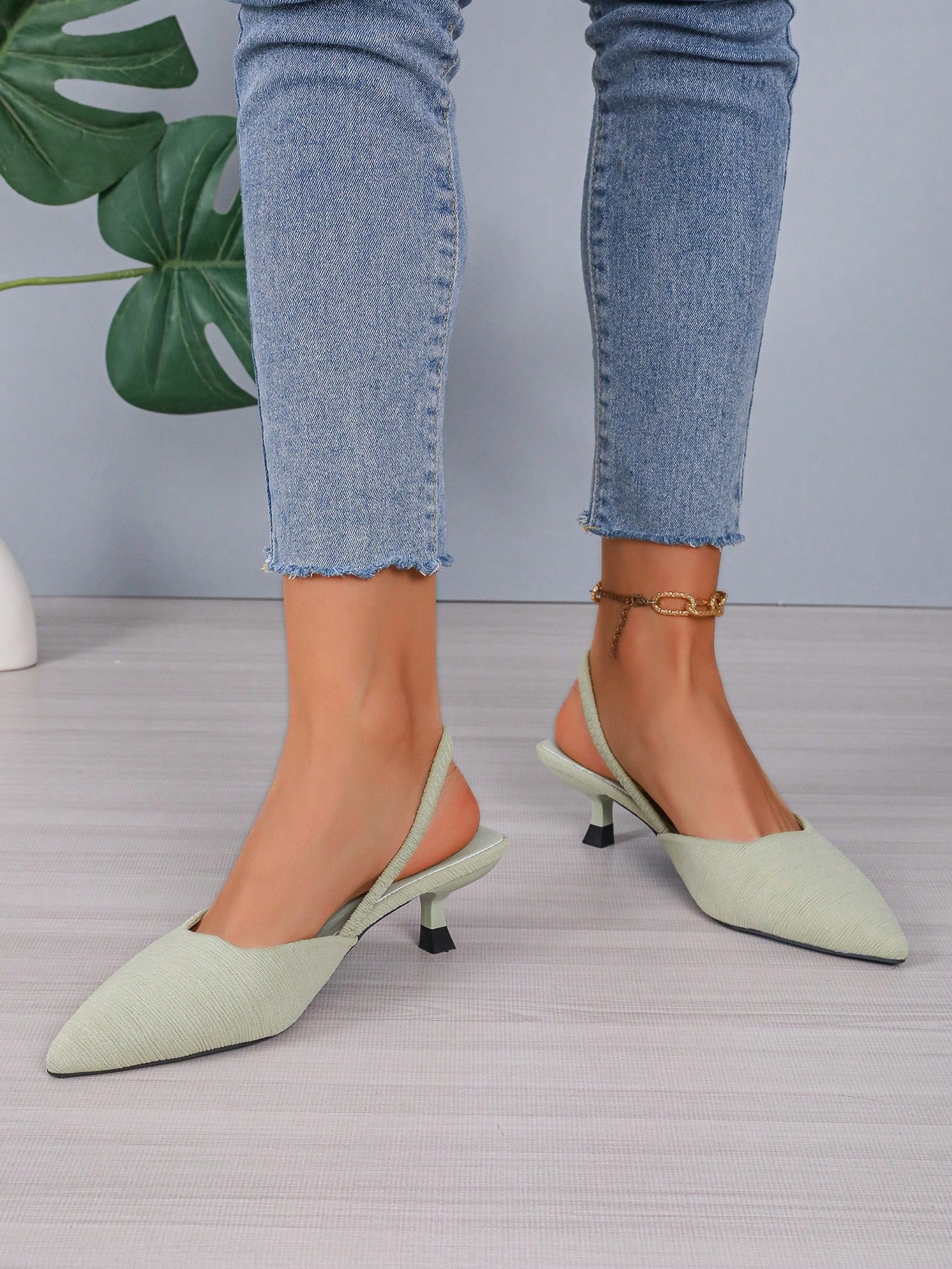 In Mint Green Women Shoes