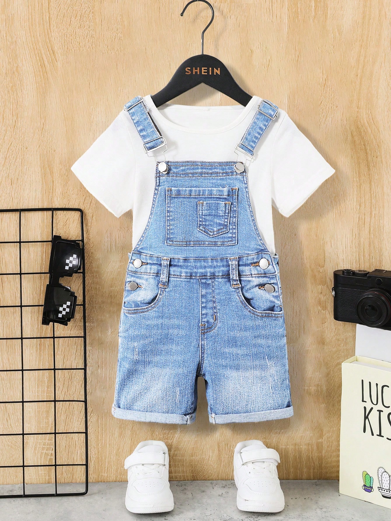 Young Boys Denim Overalls & Jumpsuits