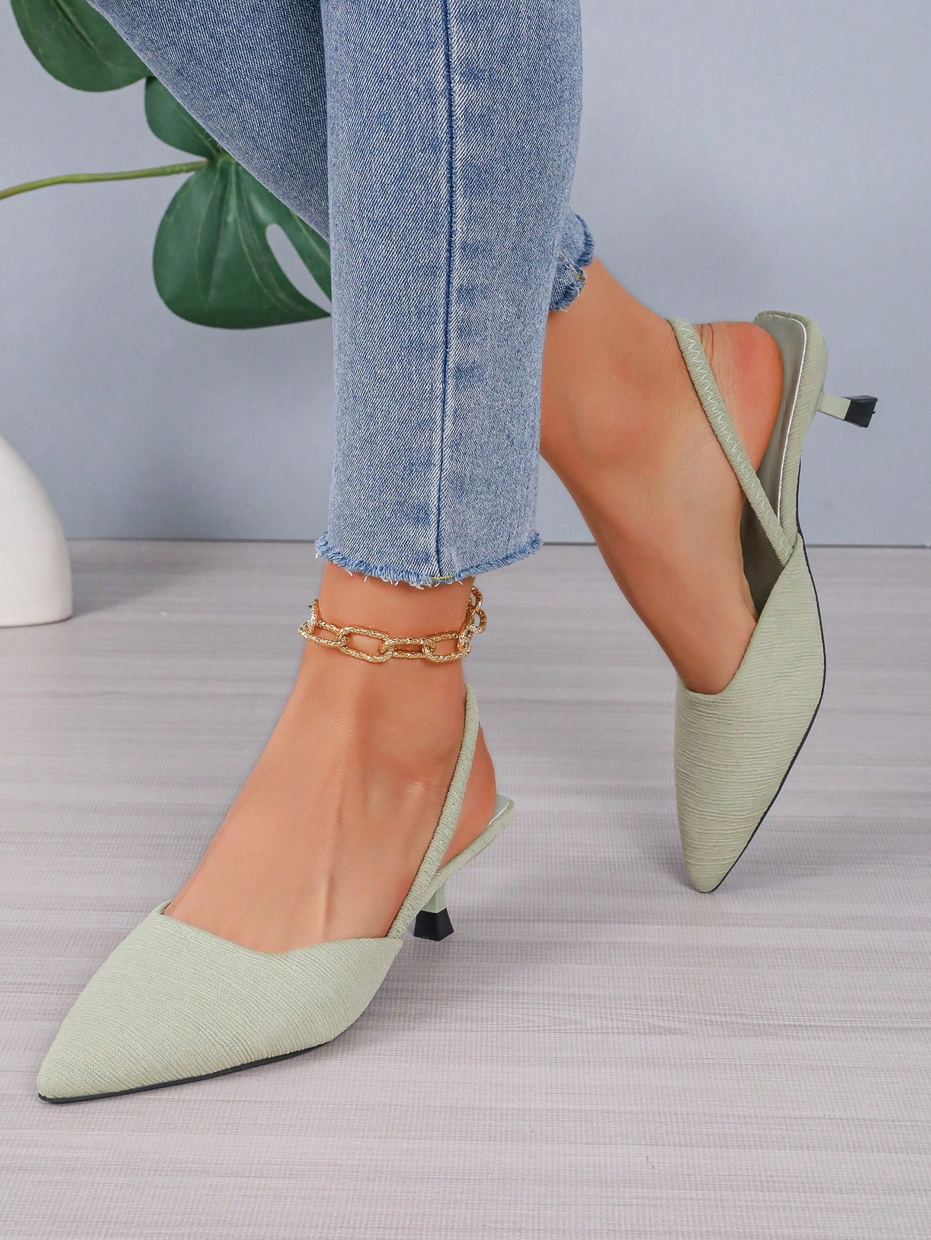 In Mint Green Women Shoes