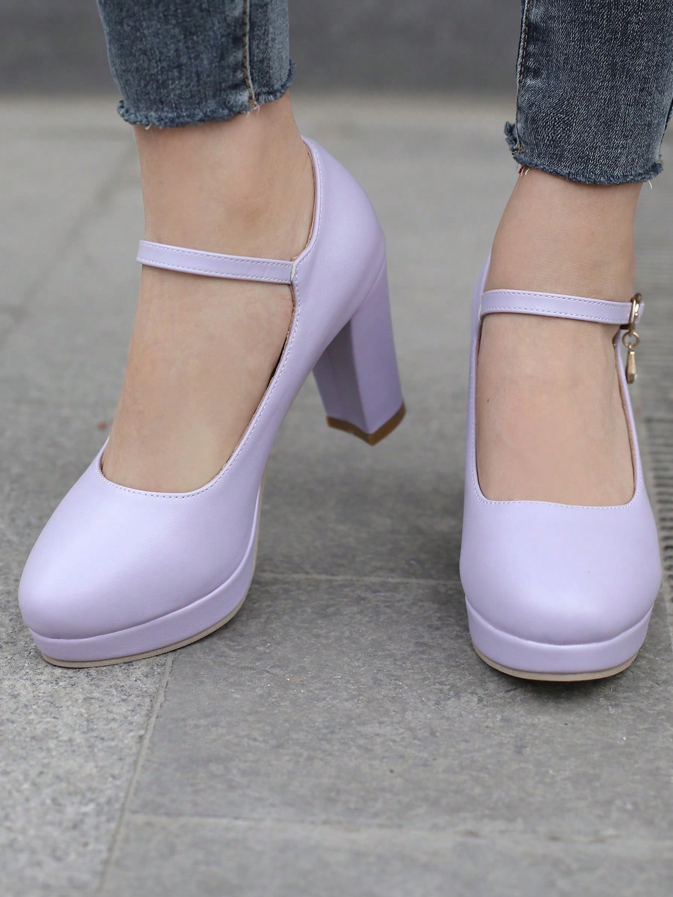 In Mauve Purple Women Shoes