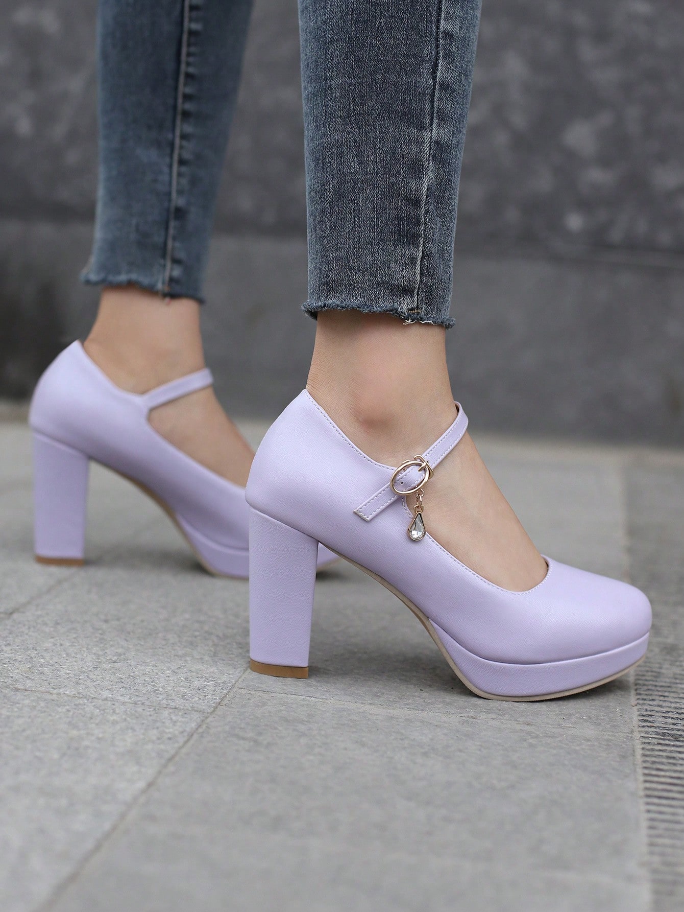 In Mauve Purple Women Shoes