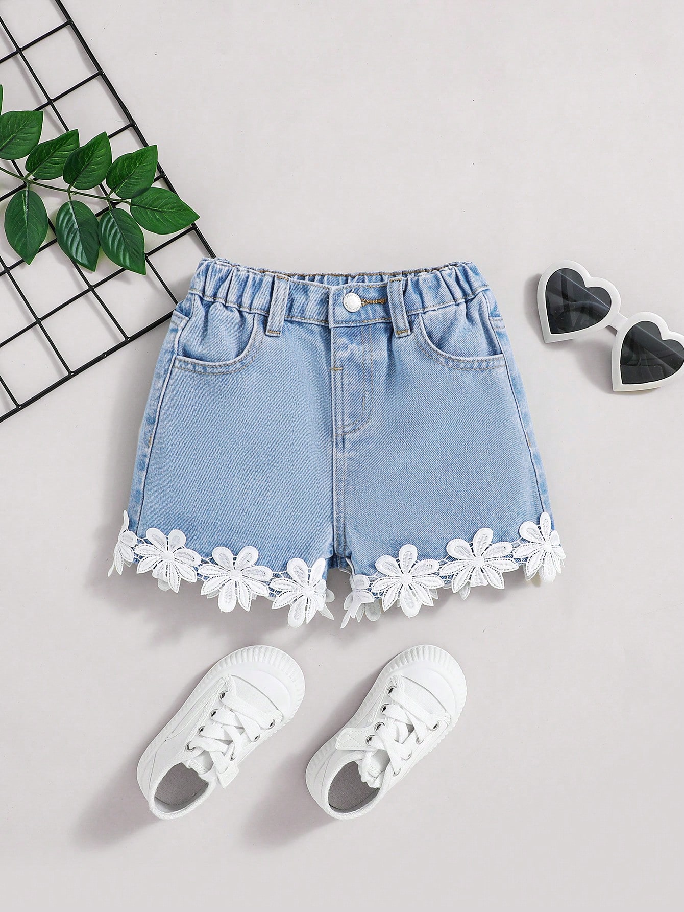 Young Girls Denim Shorts