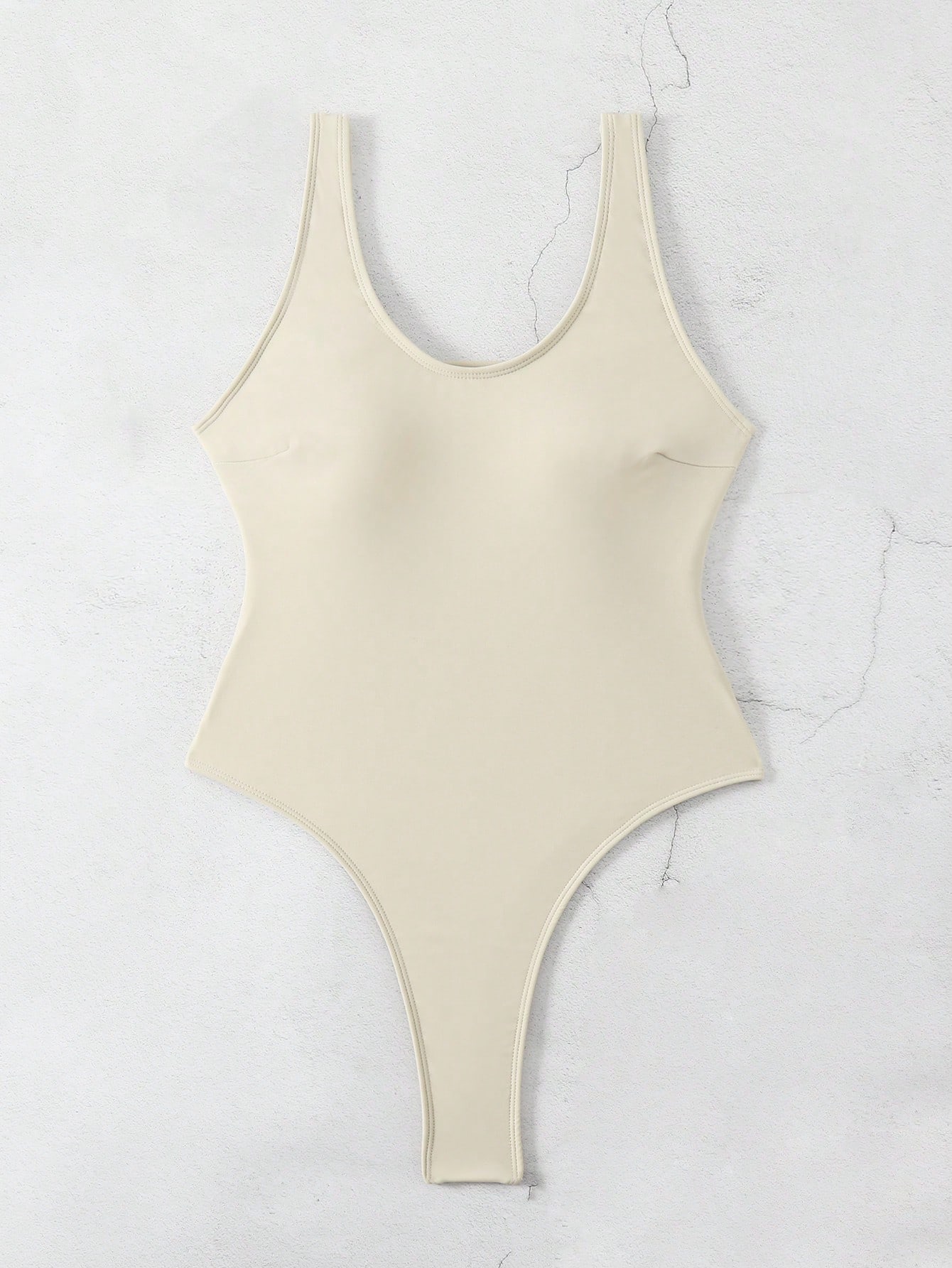 In Beige Women One-Pieces