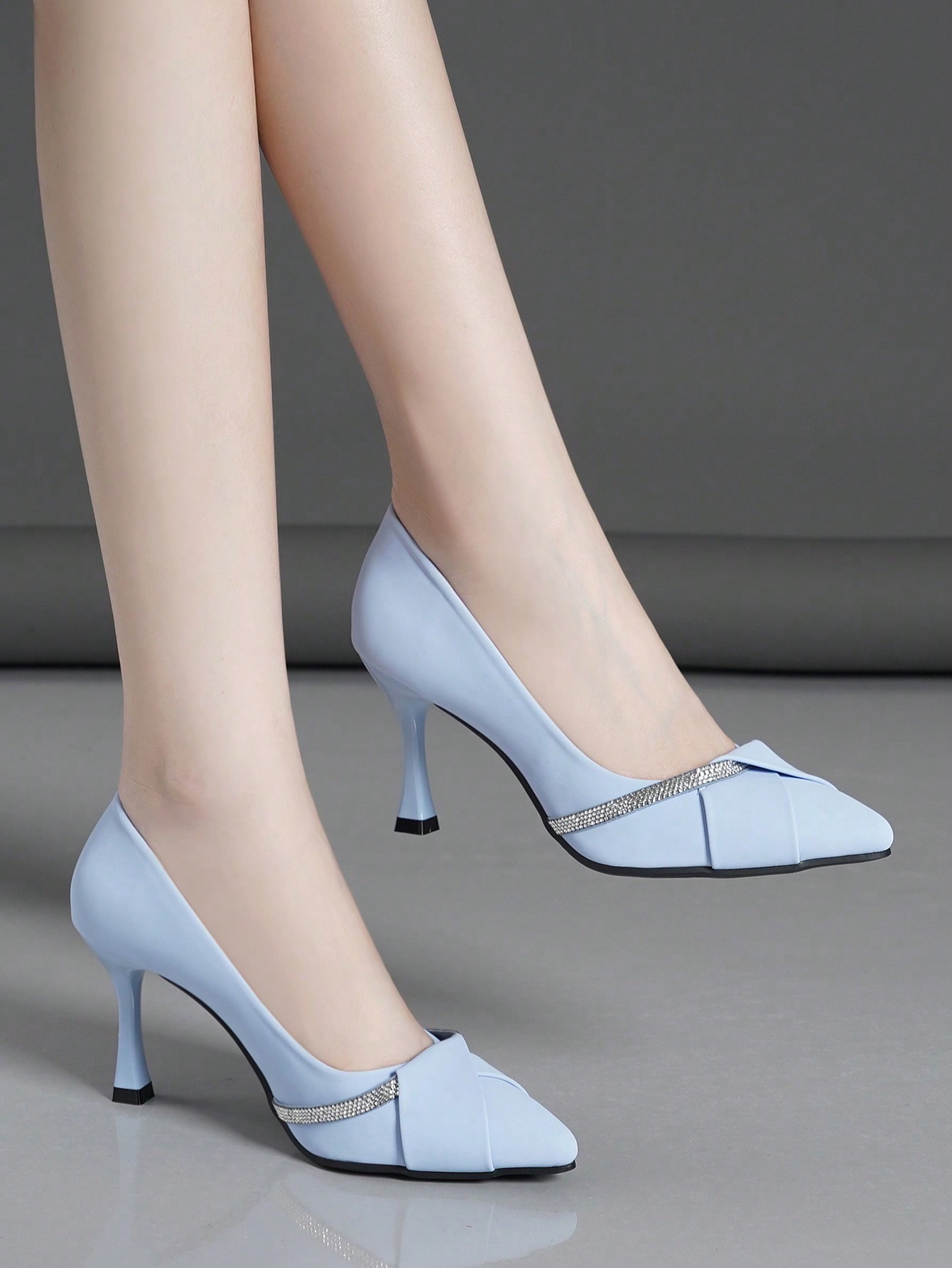 In Baby Blue Women Pumps