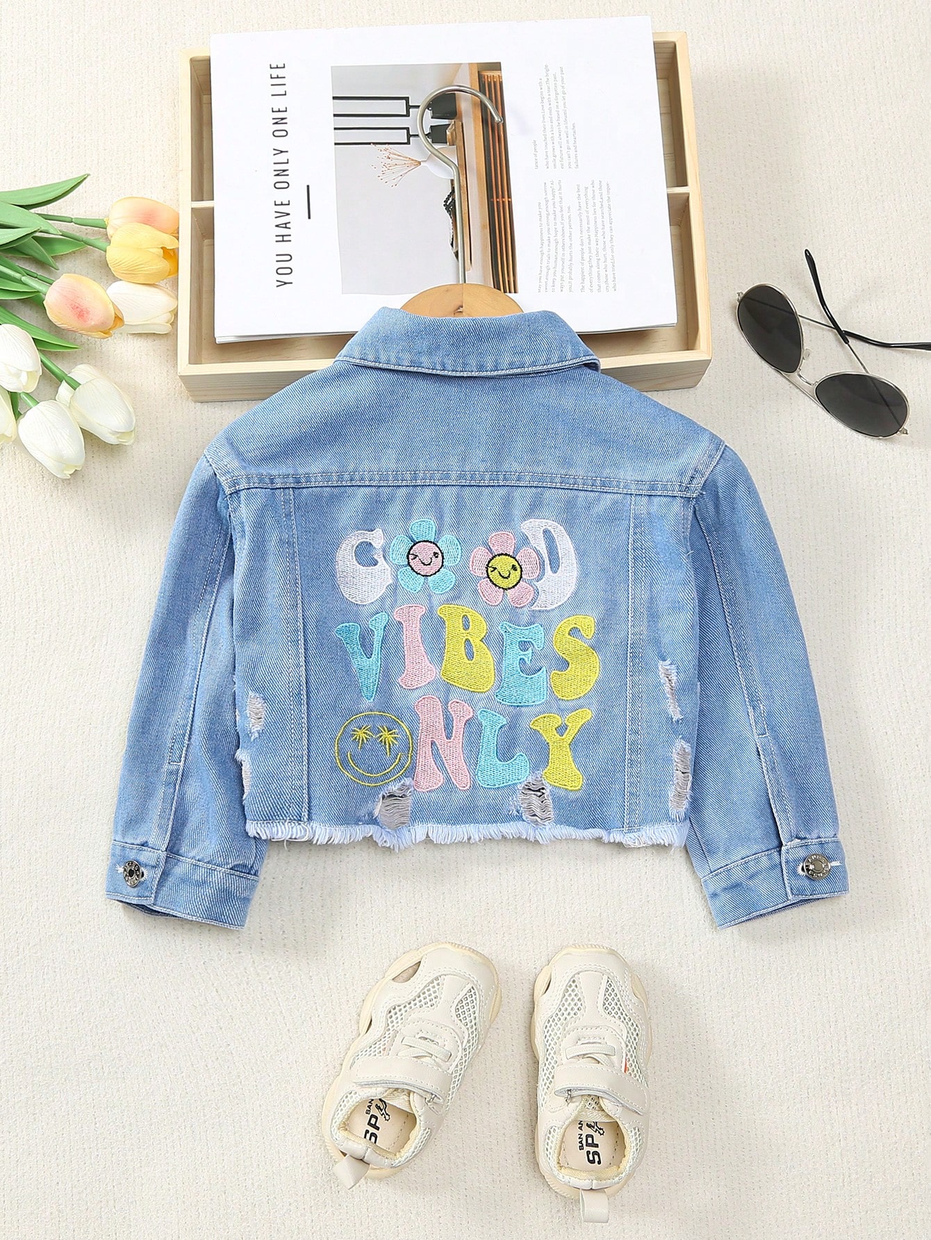 Young Girls Denim Jackets & Coats