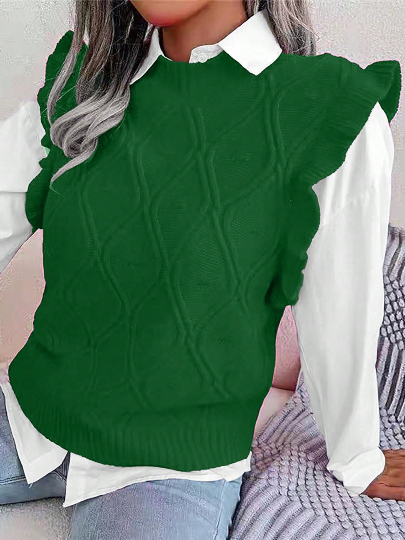 In Casual Plus Size Sweater Vests