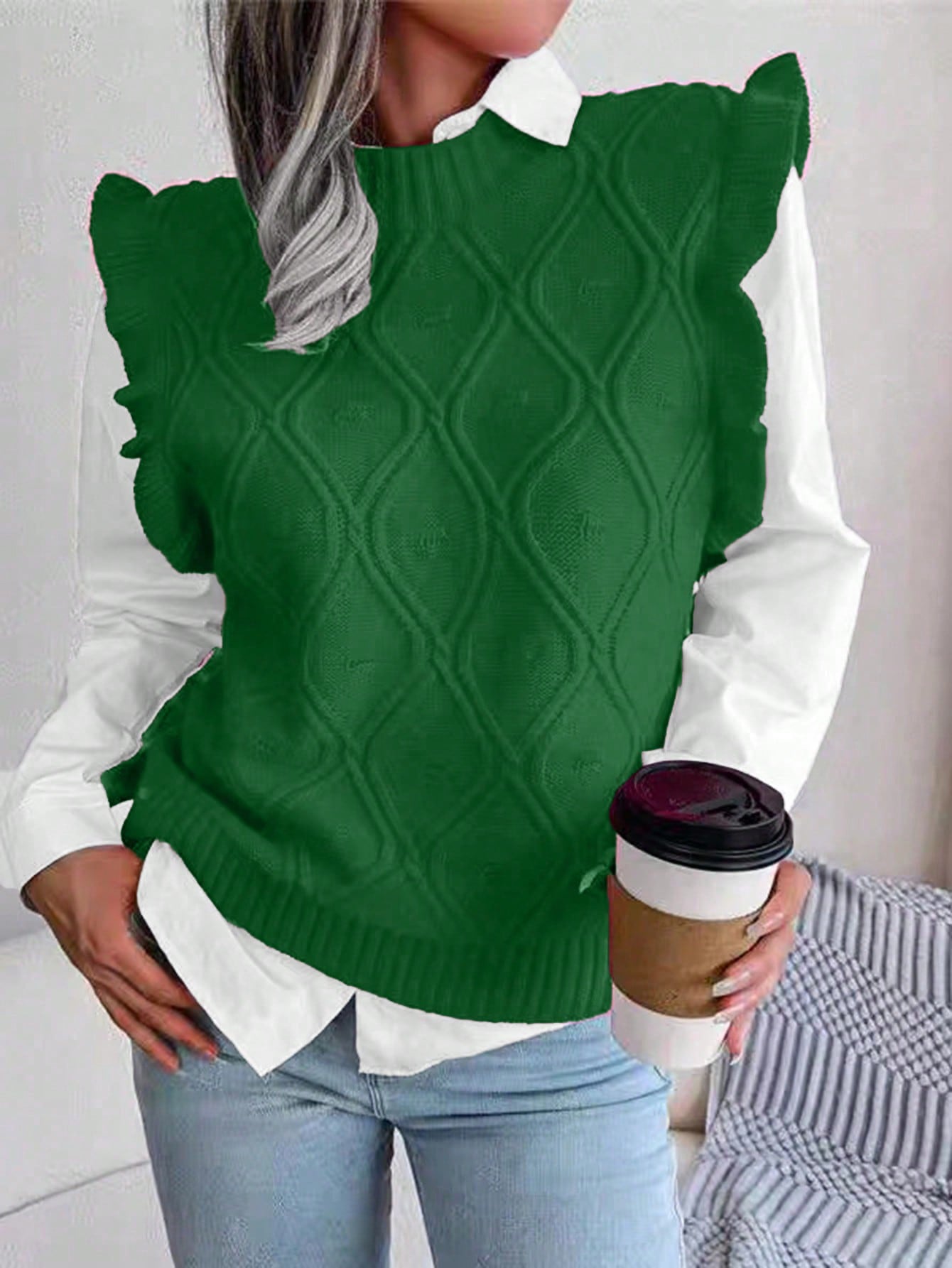 In Casual Plus Size Sweater Vests