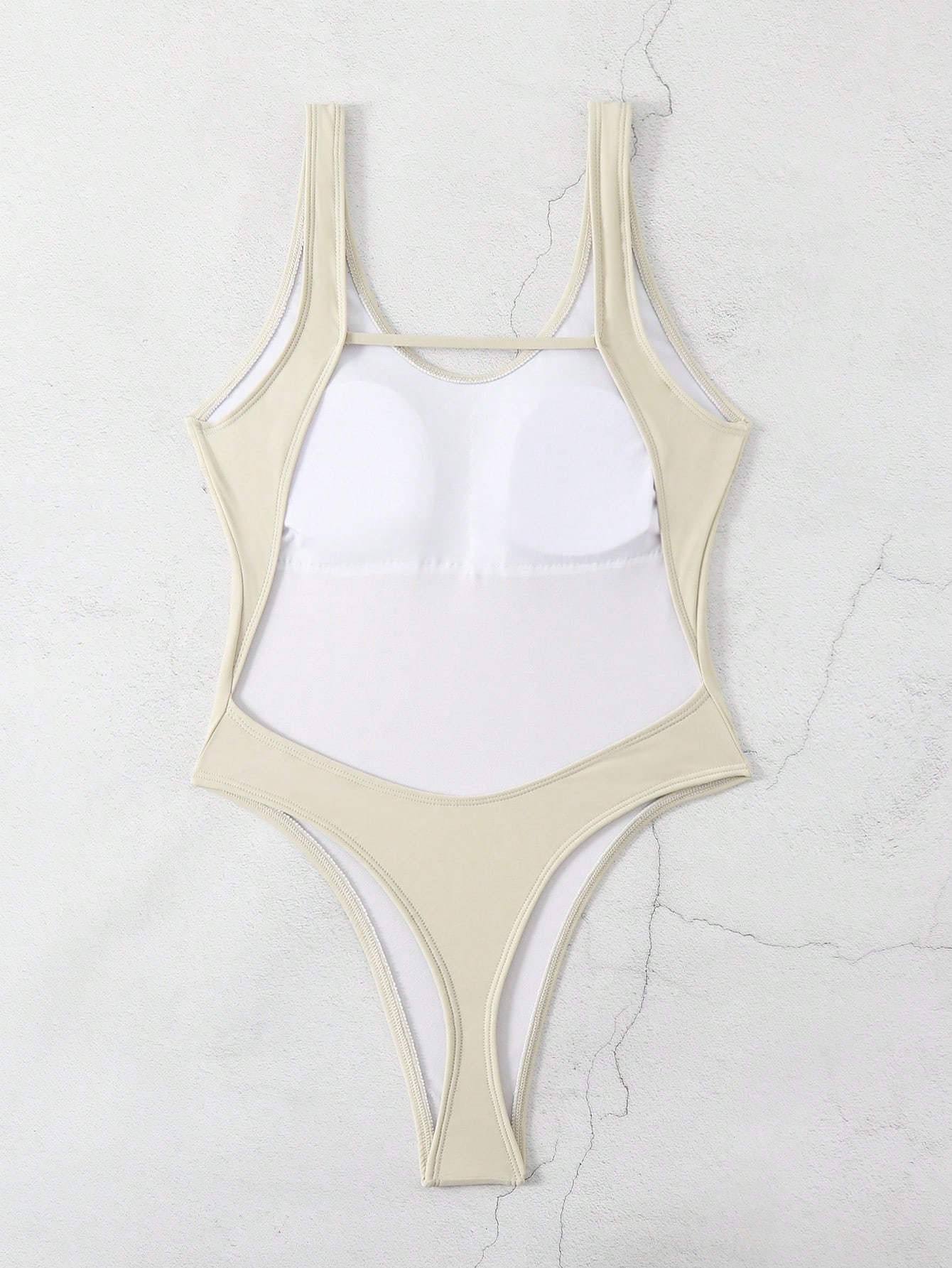 In Beige Women One-Pieces