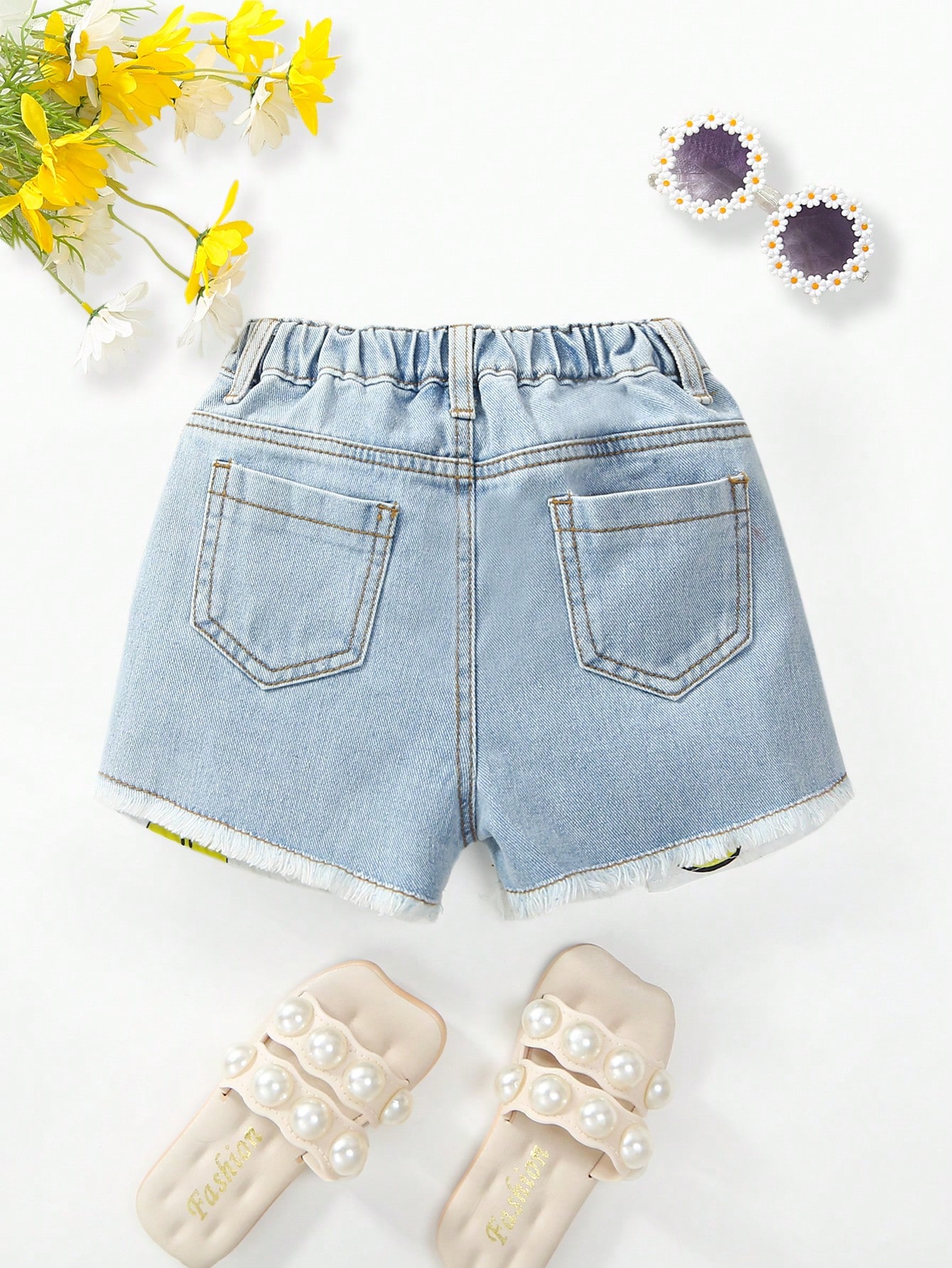 Young Girls Denim Shorts