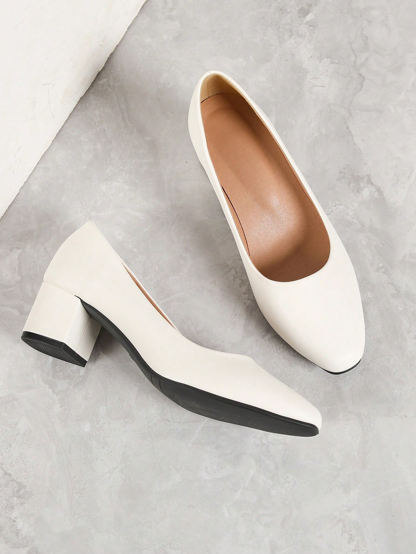 In White Women Pumps