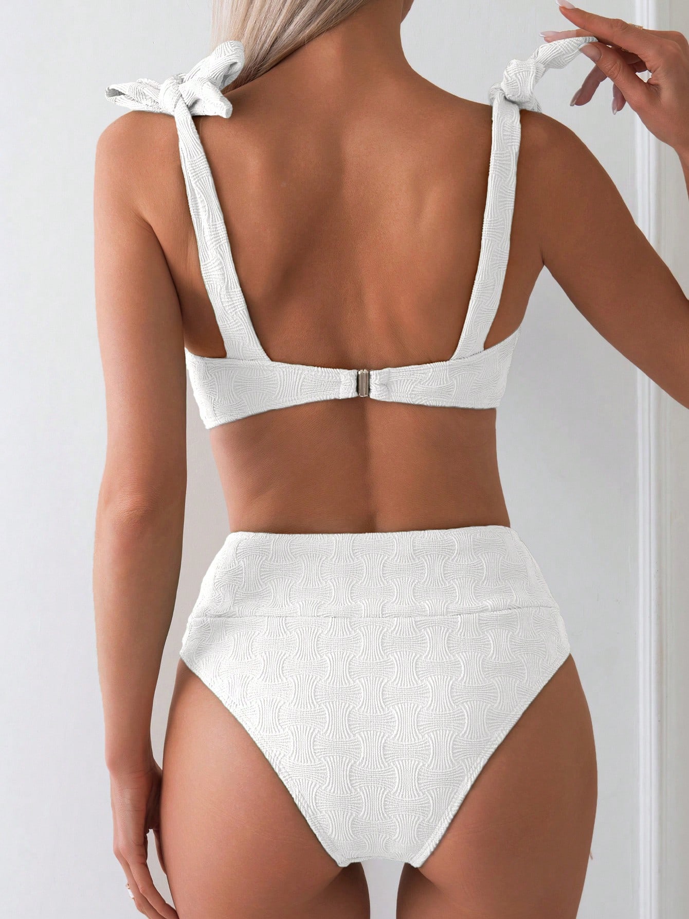 In White Women Bikini Sets