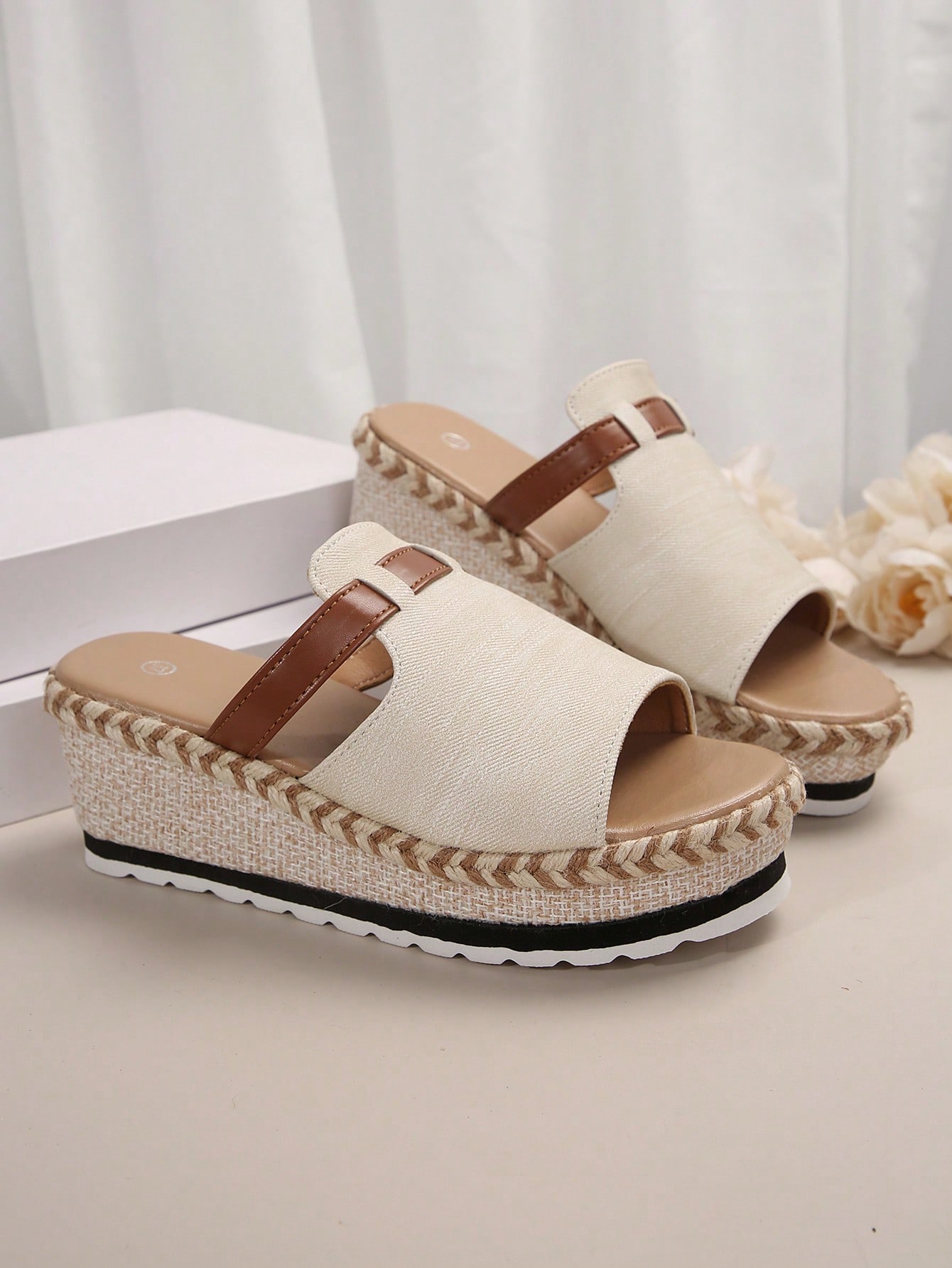 In Beige Women Platforms & Wedge Sandals