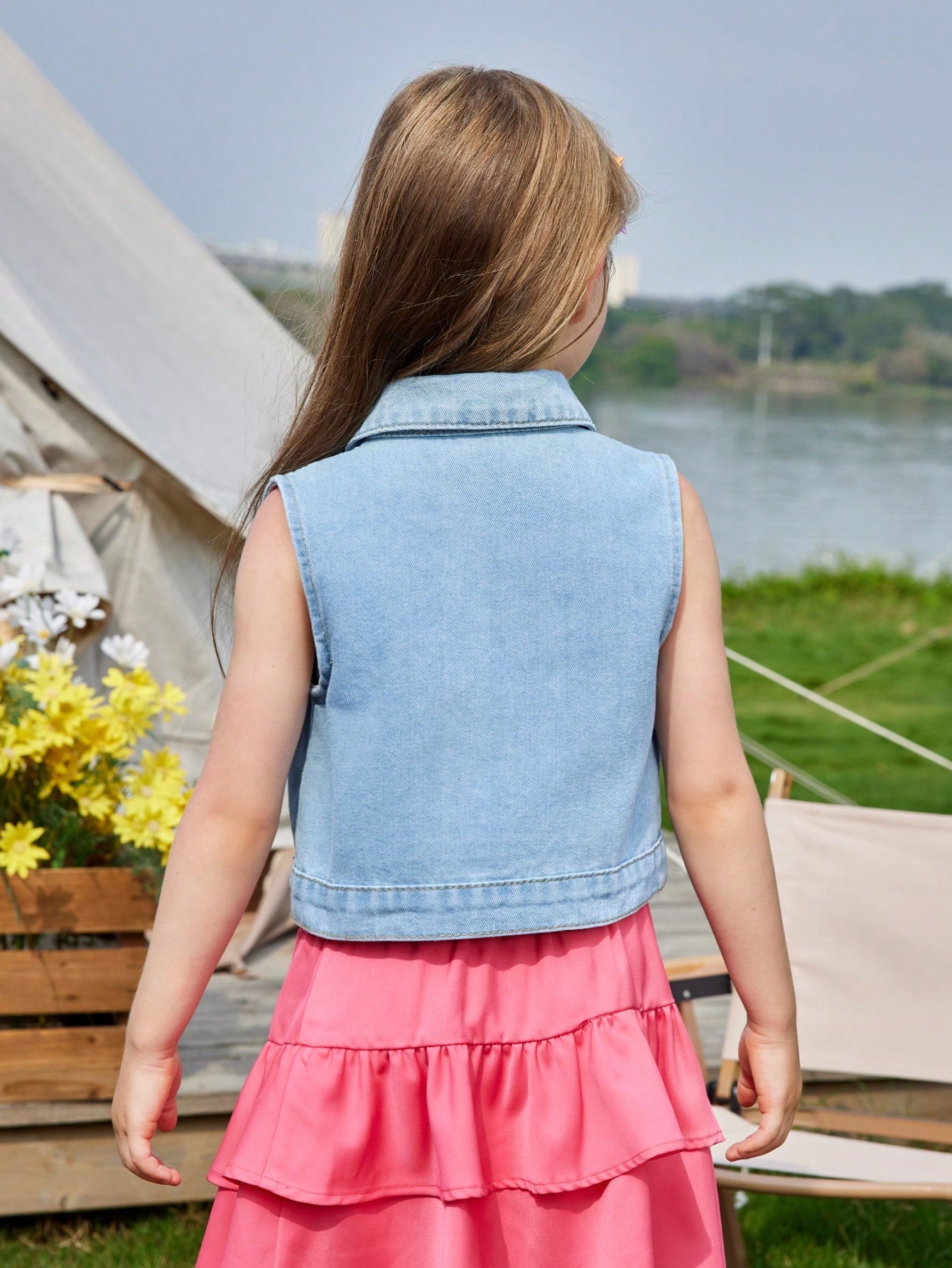 Young Girls Denim Jackets & Coats