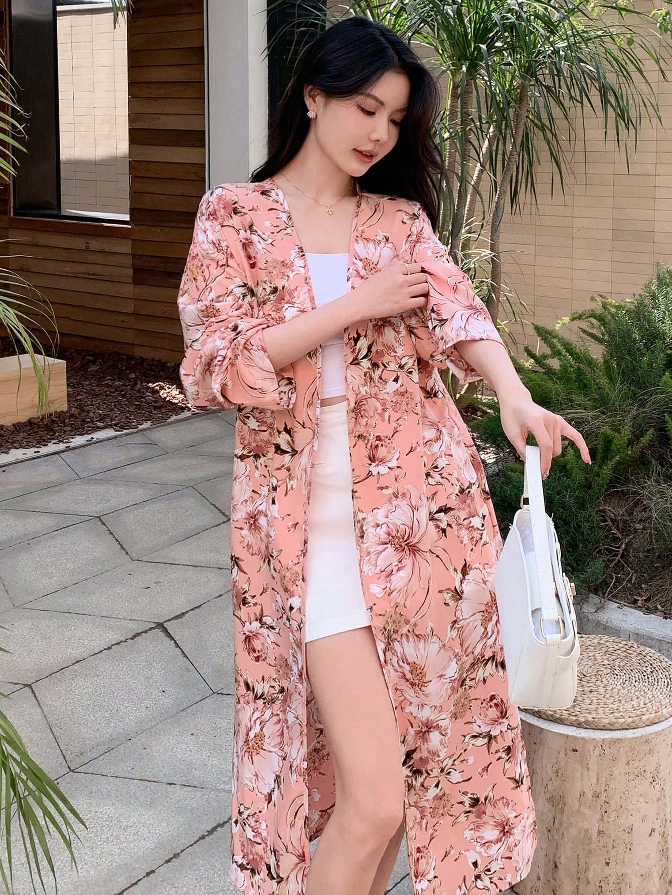 In Short Sleeve Women Kimonos