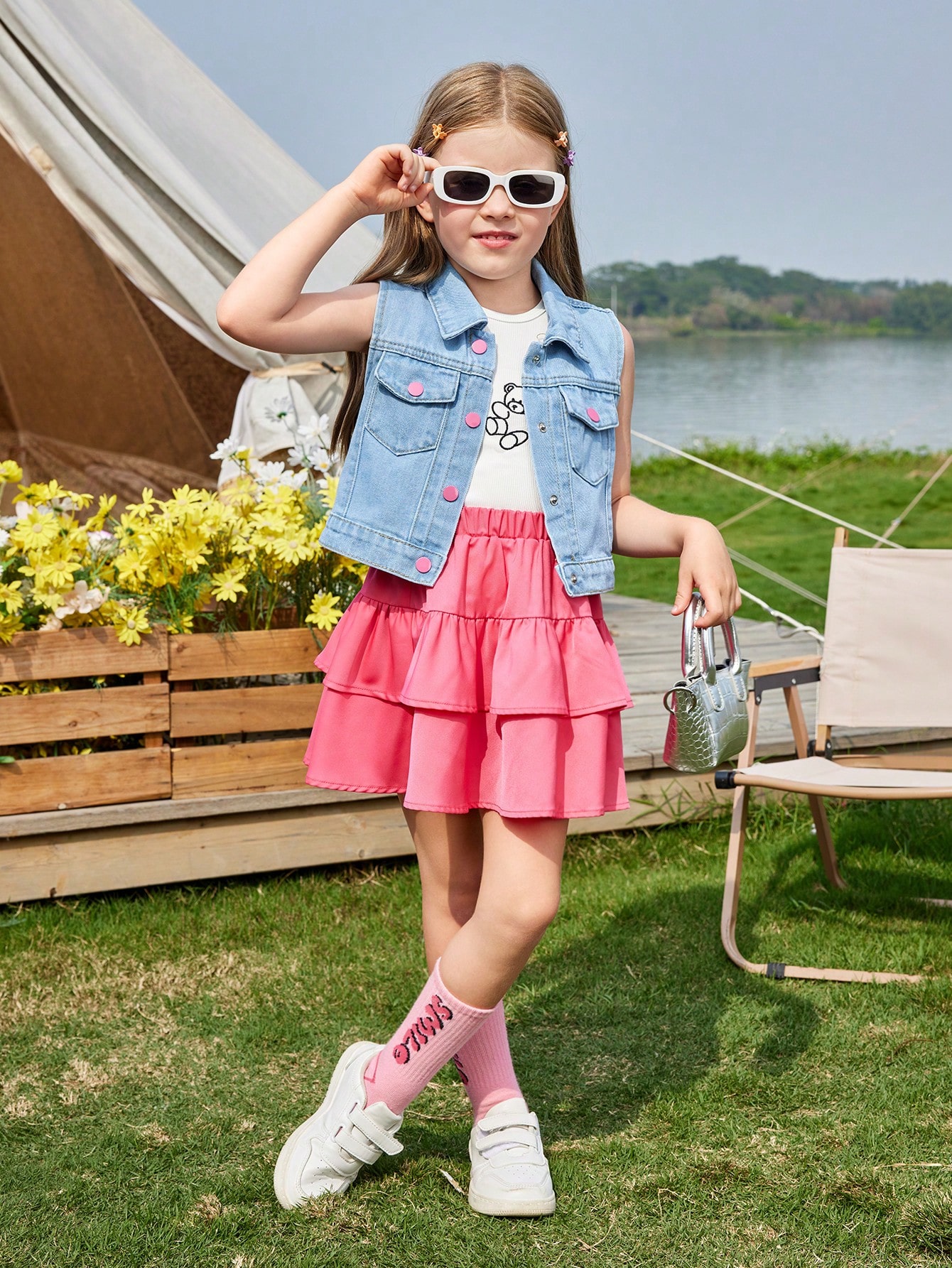 Young Girls Denim Jackets & Coats