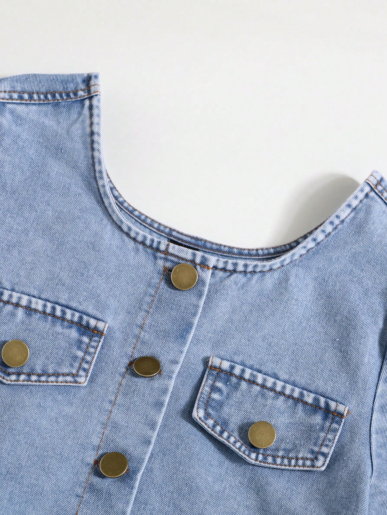 Tween Girls Denim Two-piece Outfits