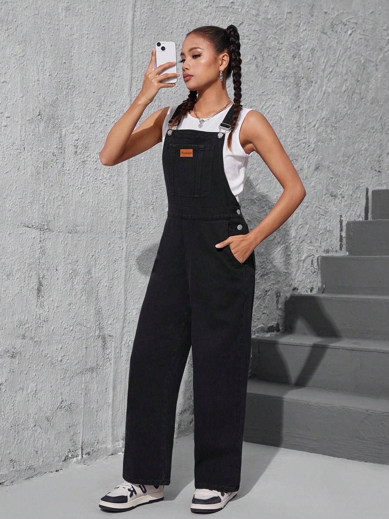 Teen Girls Denim Overalls & Jumpsuits