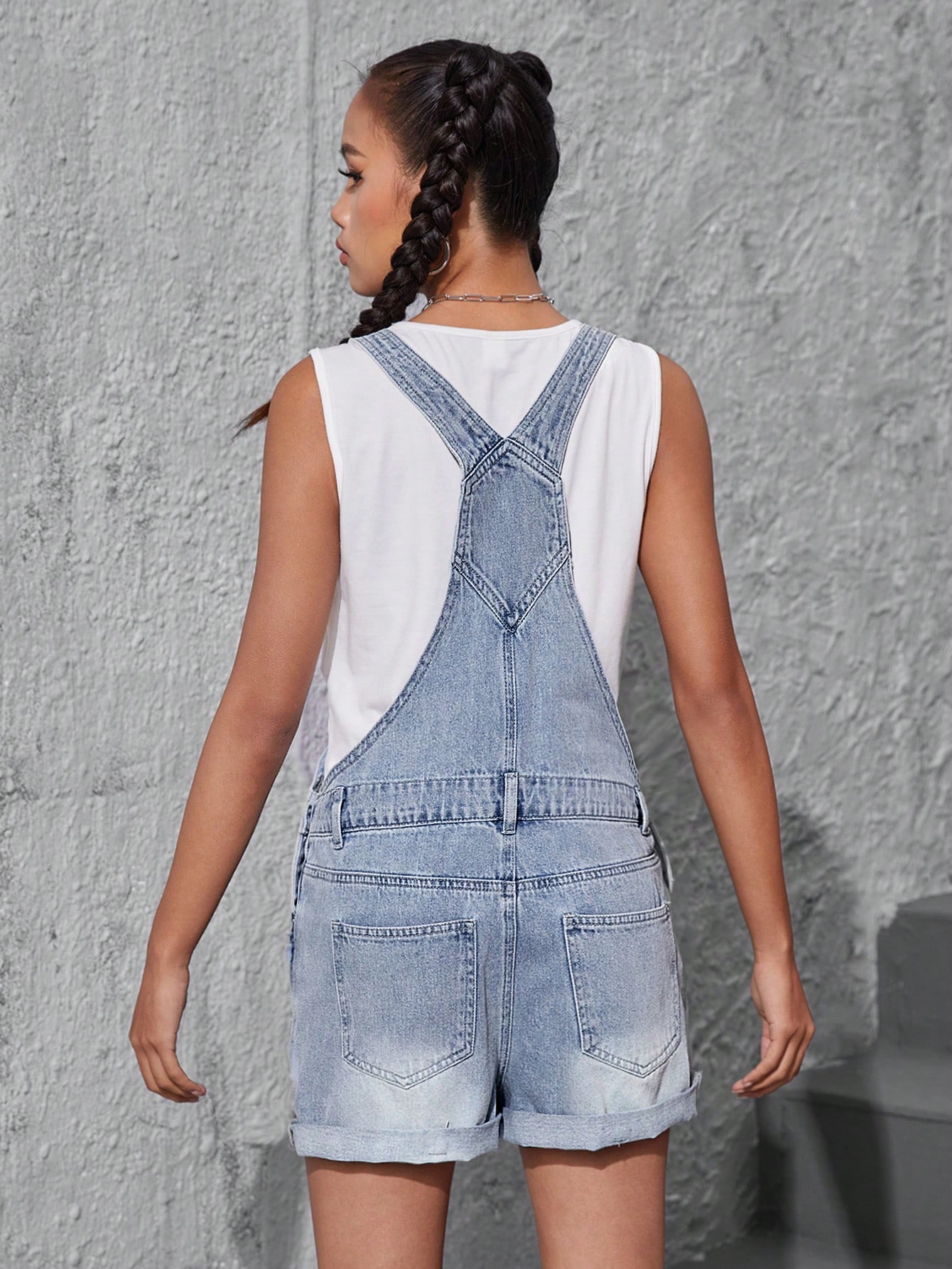 Teen Girls Denim Overalls & Jumpsuits