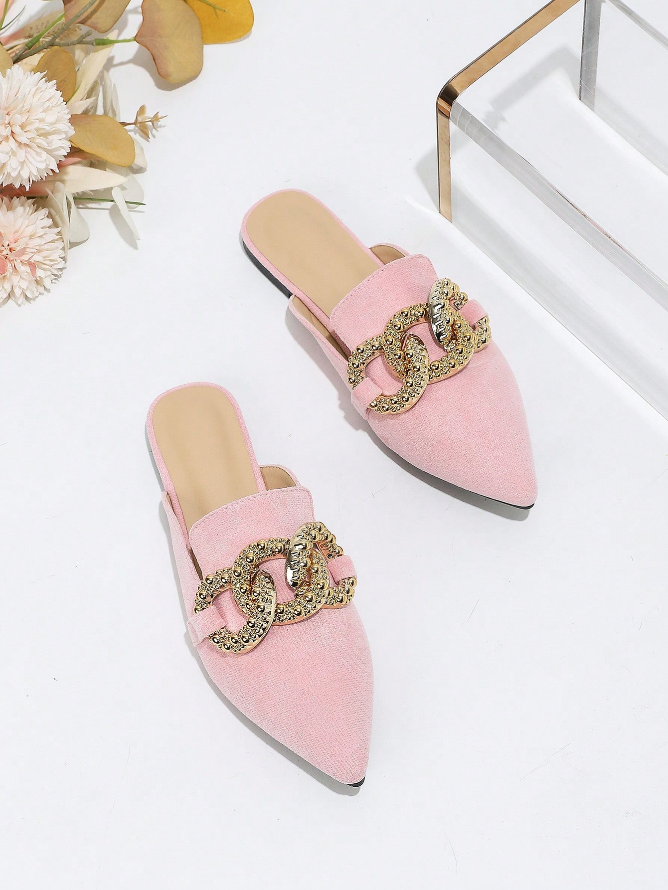 In Pink Women Flats