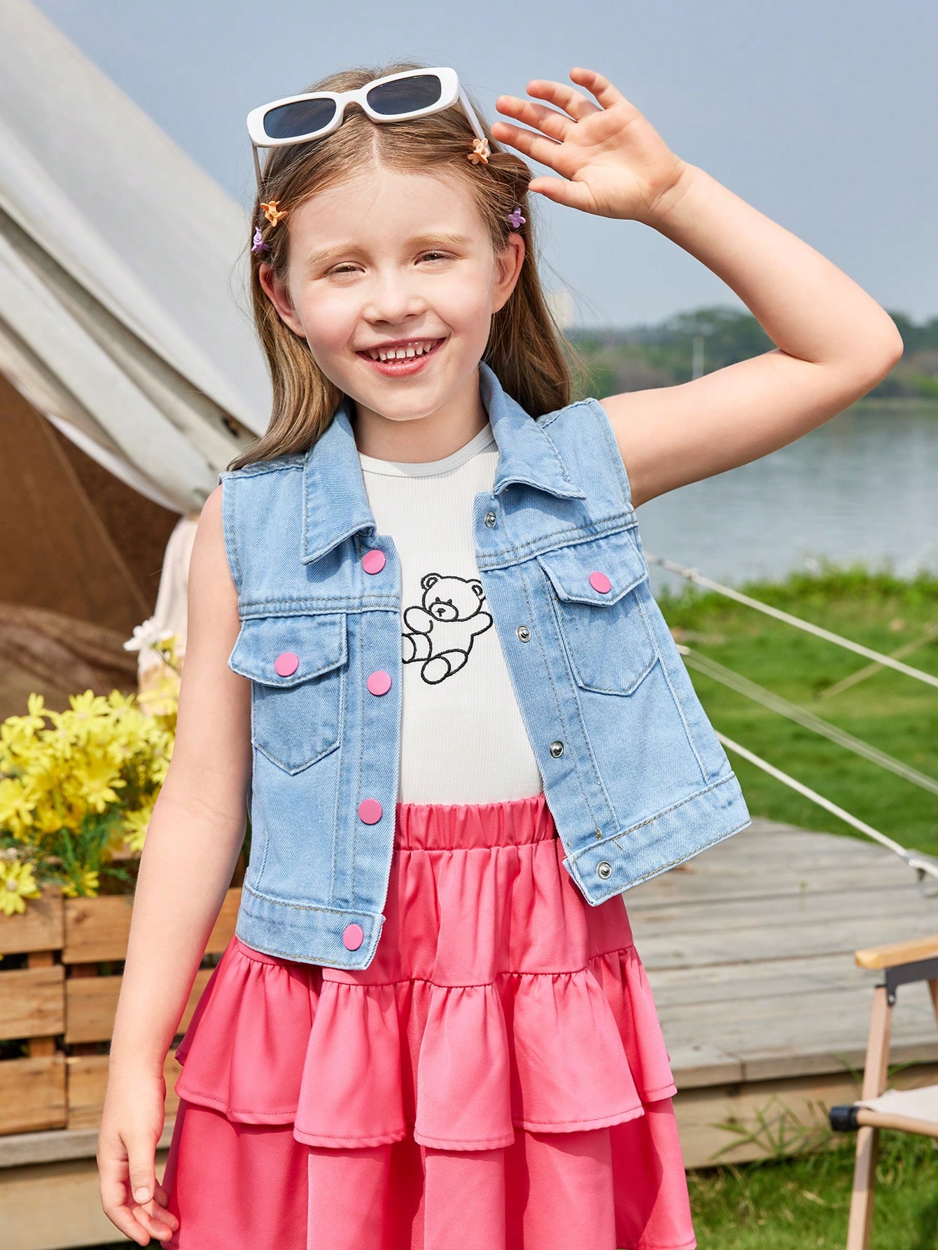 Young Girls Denim Jackets & Coats