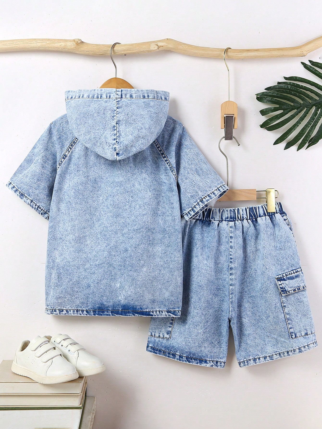 Tween Boys Denim Two-piece Outfits