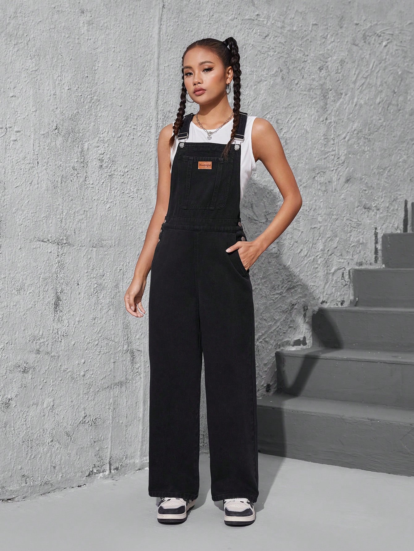 Teen Girls Denim Overalls & Jumpsuits